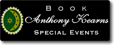 Book Anthony Kearns for a Special Event