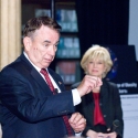 Sec. Tommy Thompson and Lesley Stahl at 2008 Bipartisan Health Care Forum in Minneapolis, MN